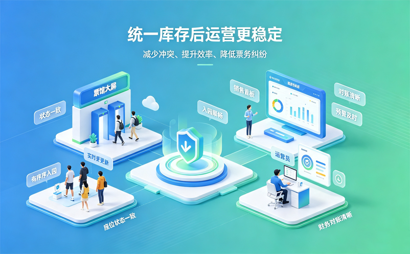 多渠道库存不同步怎么办？场馆门票管理系统统一库存方案