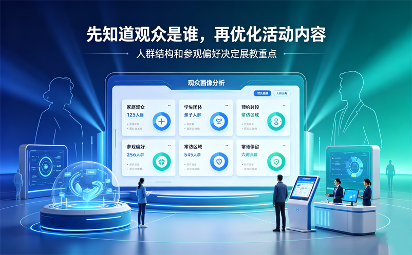 科技馆分时预约系统数据能为展教活动优化提供哪些依据？