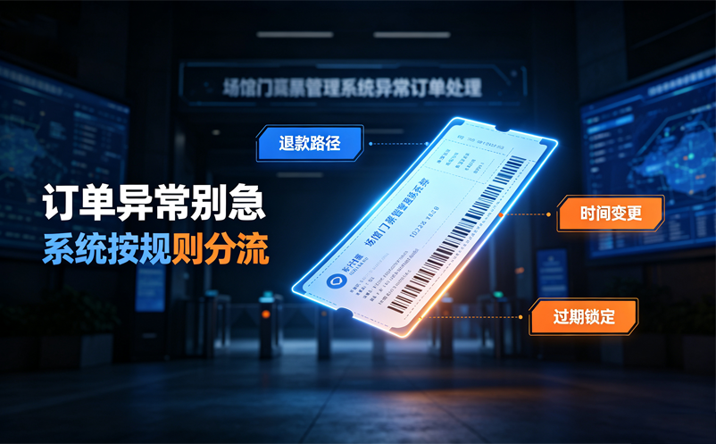 退票、改签和过期票怎么处理？场馆门票管理系统规则详解
