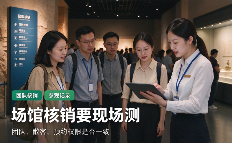 采购博物馆预约系统前，建议现场核实什么？