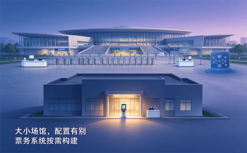 小型展馆与大型场馆有什么不同？场馆票务系统配置不必一味求全