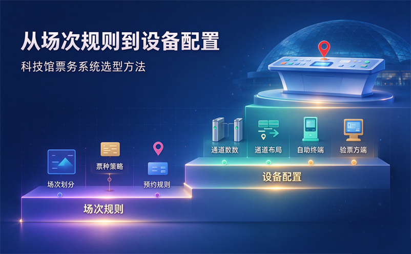 科技馆票务系统选型思路：先明确场次规则，再规划设备配置